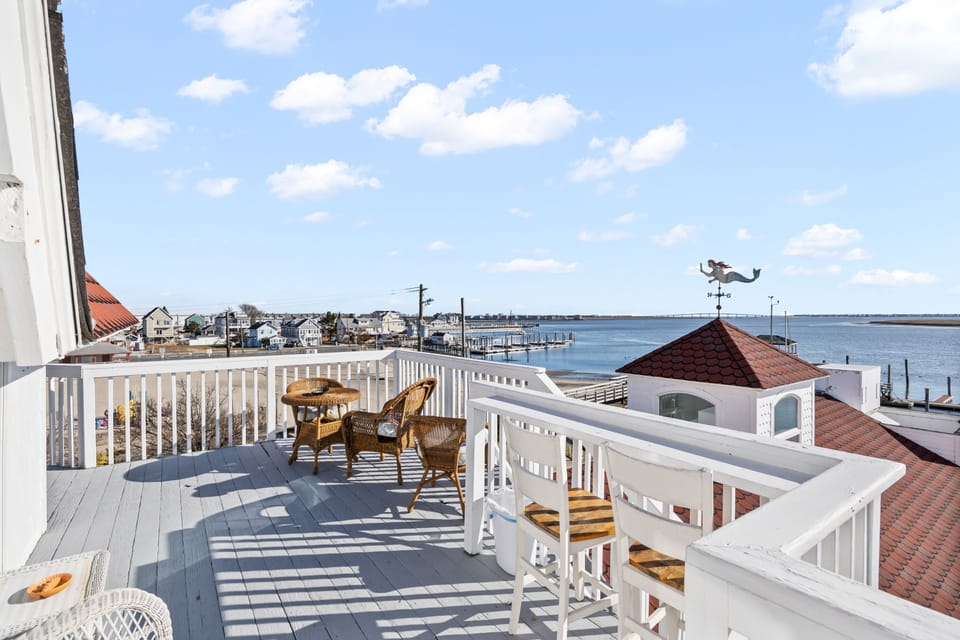 Beautiful views from the 3rd floor deck, just steps outside your room!