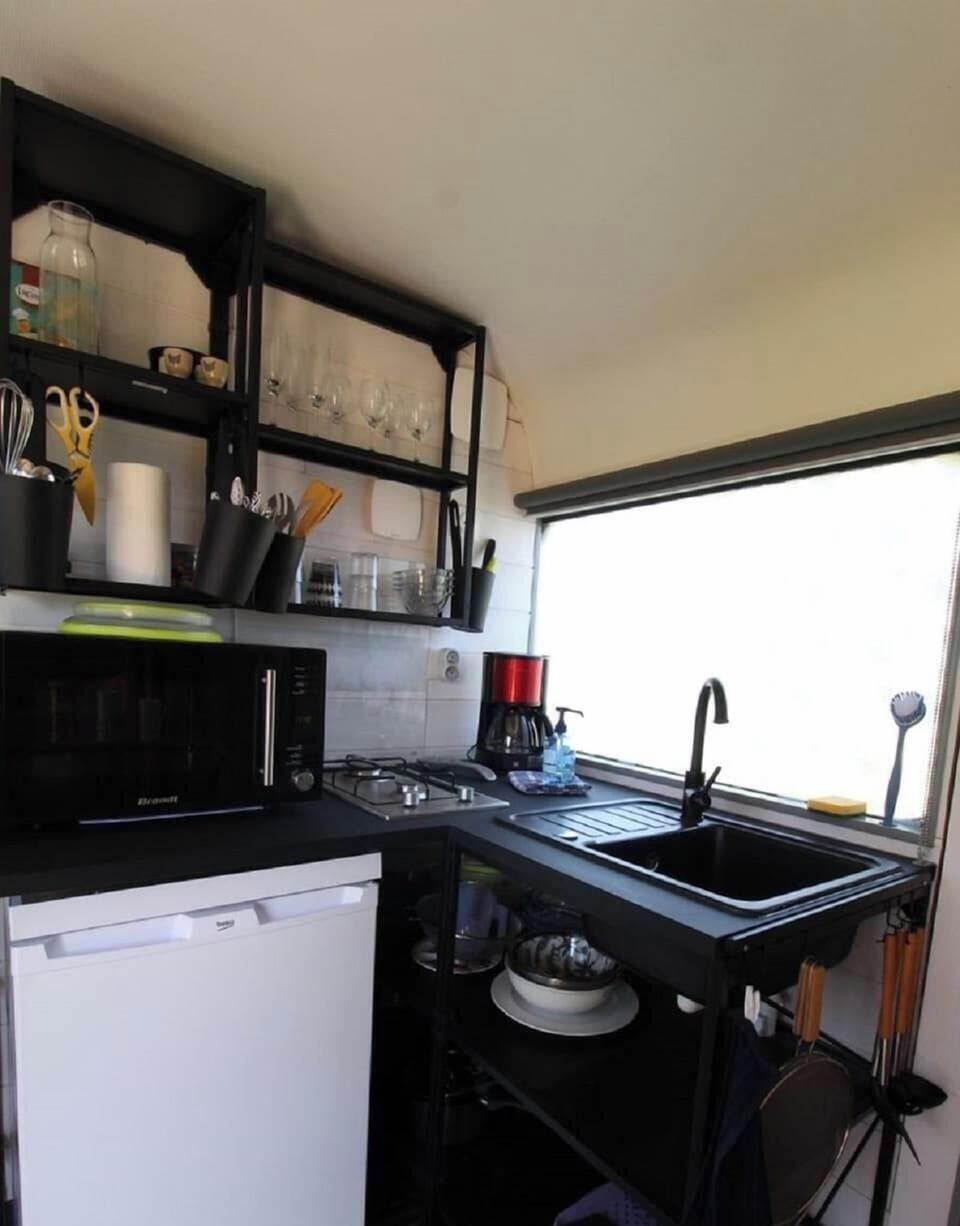 9 Gite la chevalerie 49170 roulotte loge des clowns