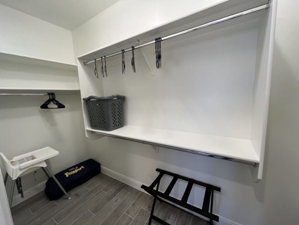 Master walk-in closet