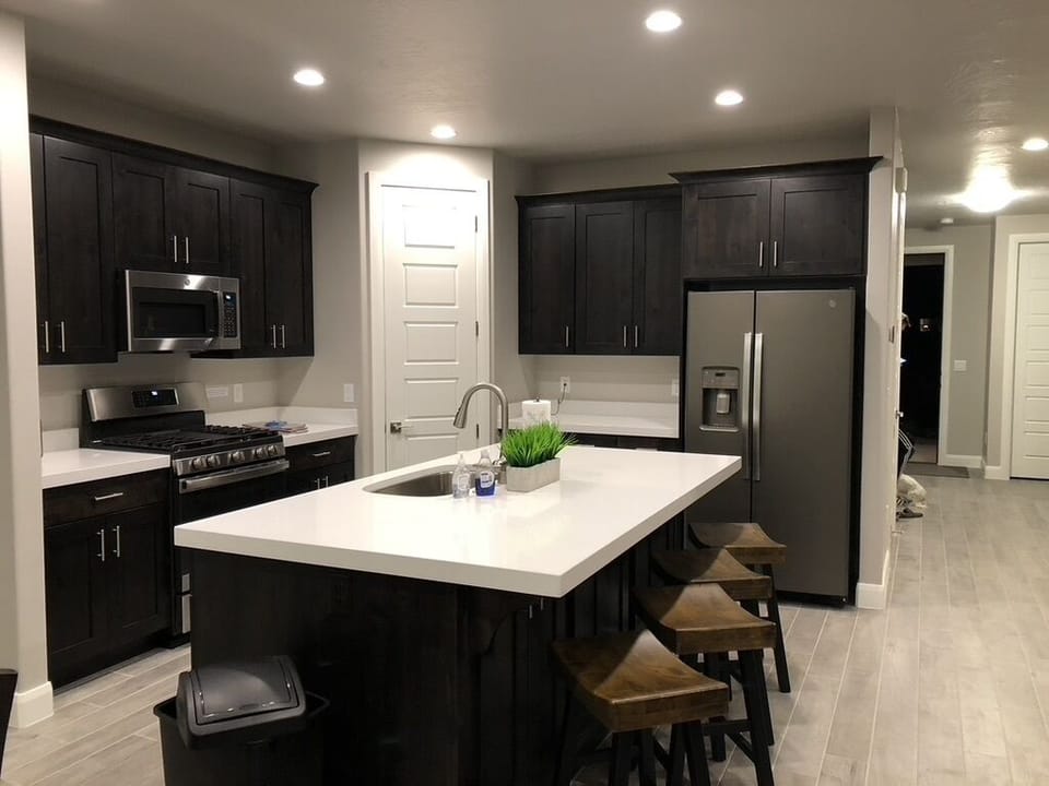 Full Kitchen with Dishes, Pots, Pans, and more