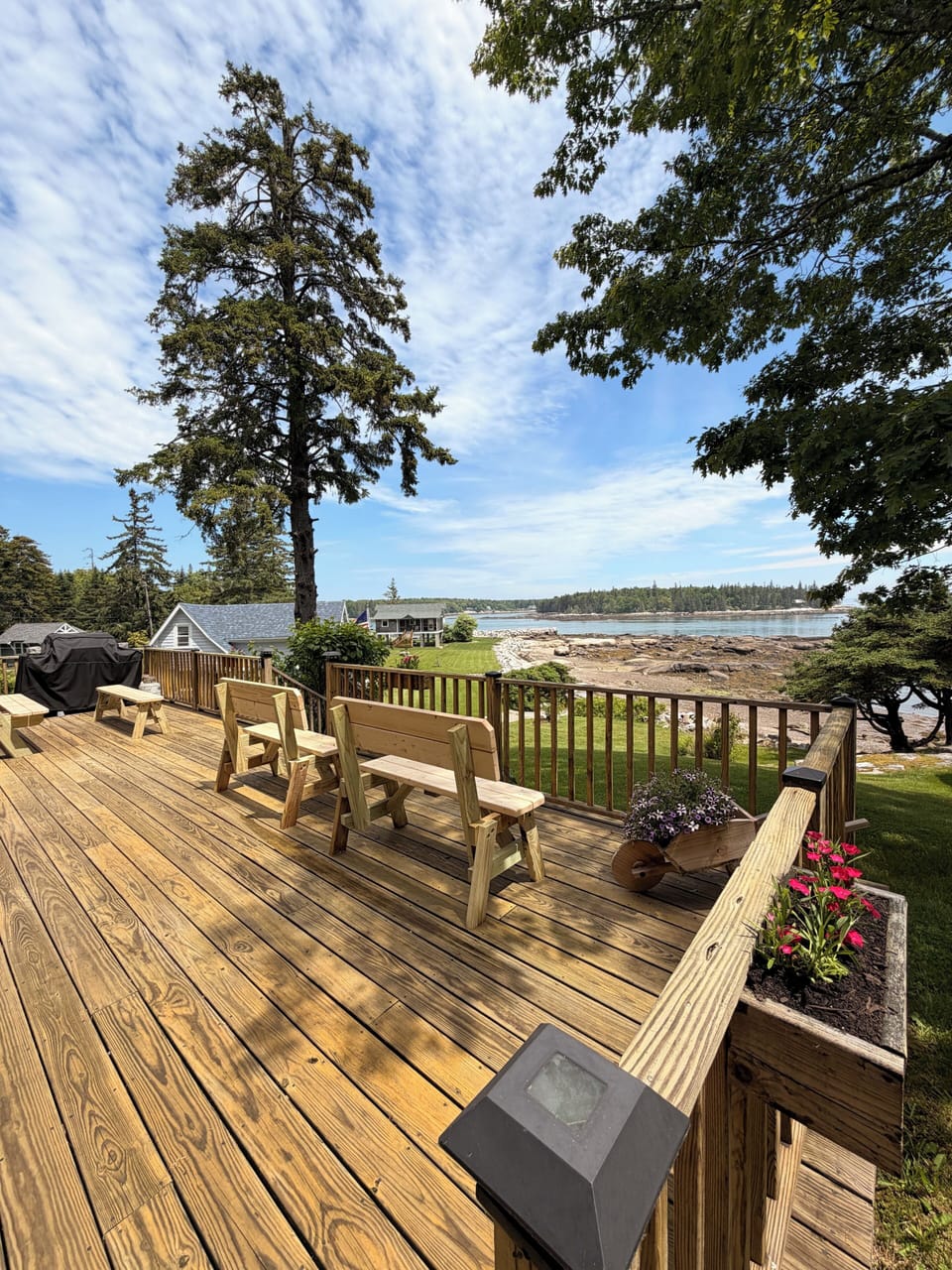 Relax and enjoy the view from the deck!