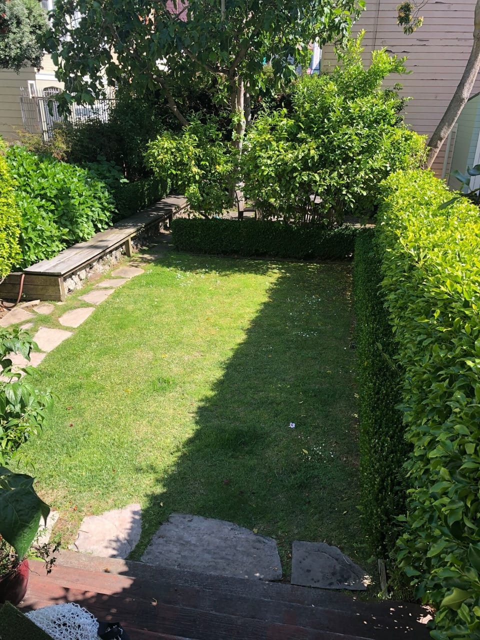Shared landscaped garden