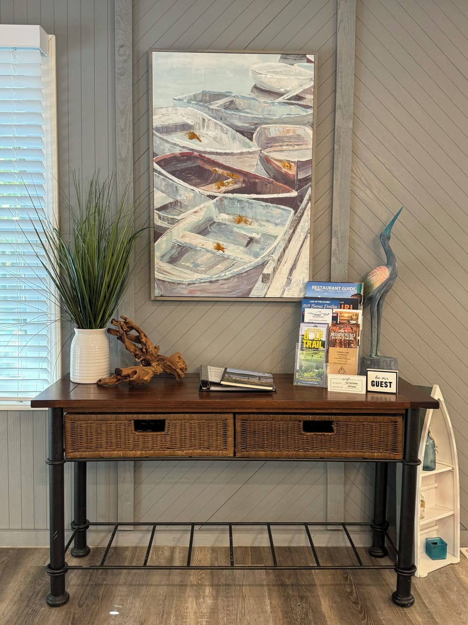 entryway welcome table