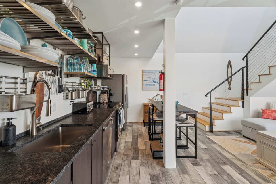 Open concept kitchen