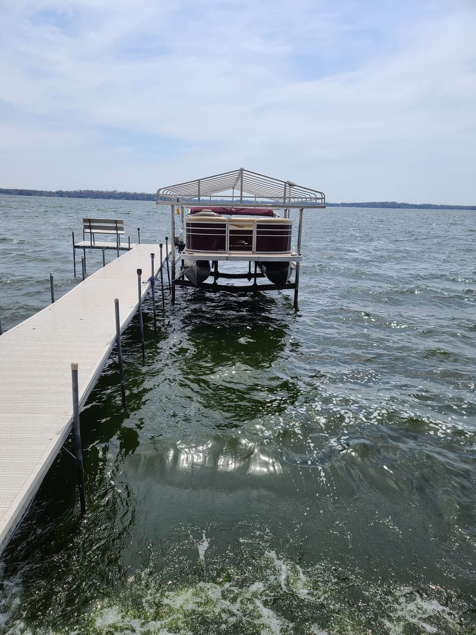Rentable pontoon on site for guests! Pier access and kayak rentals (inquire host