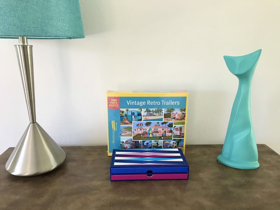 Retro puzzle and checker board and backgammon for your entertainment