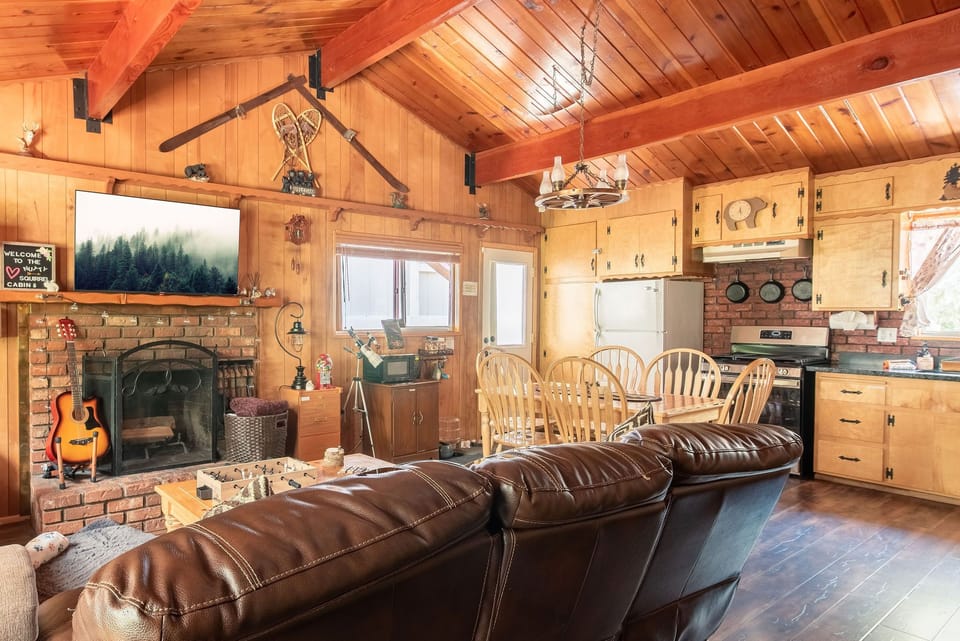 High ceilings & open concept floor plan allows everyone to be around each other.