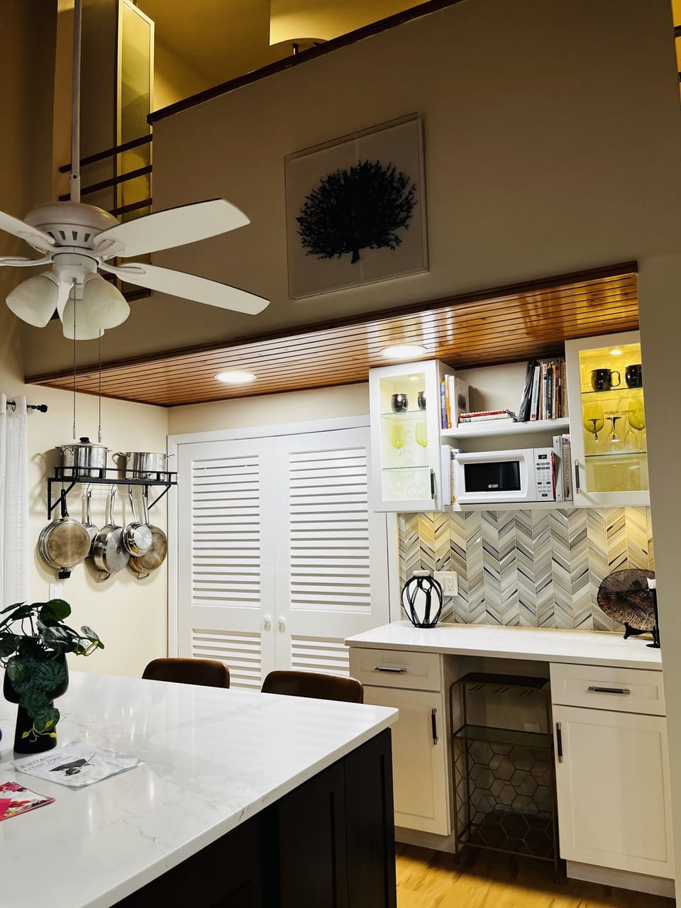 Upscale, gourmet kitchen