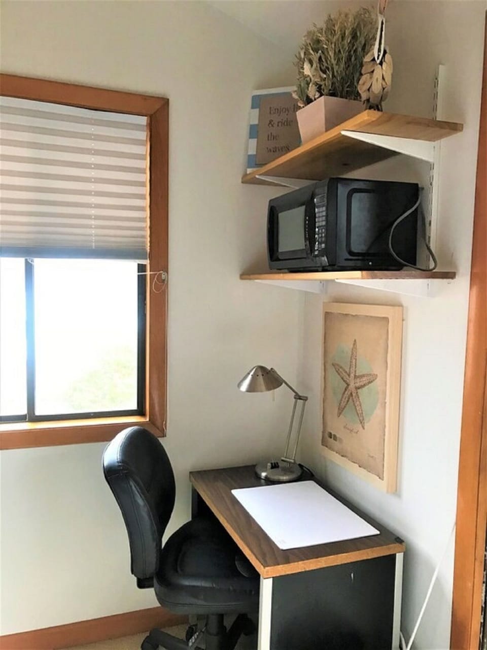 Second bedroom workspace