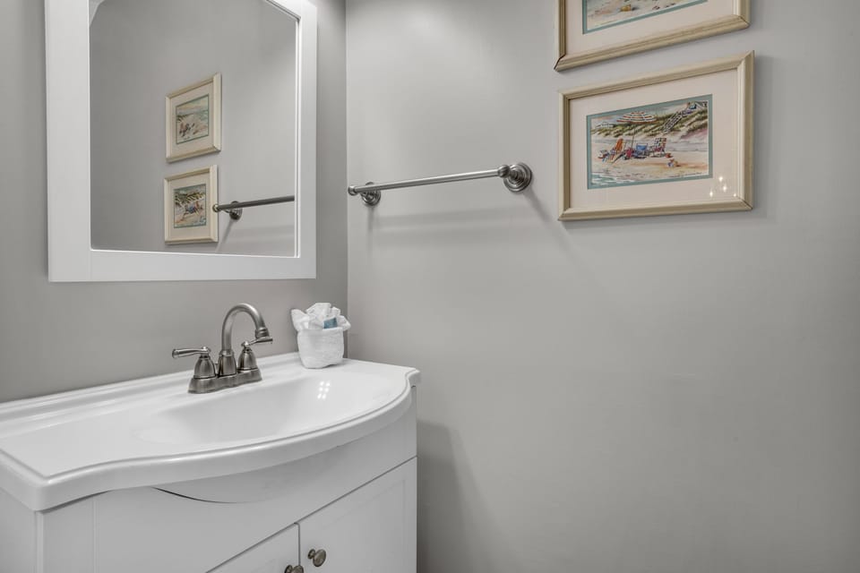 Guest half bathroom