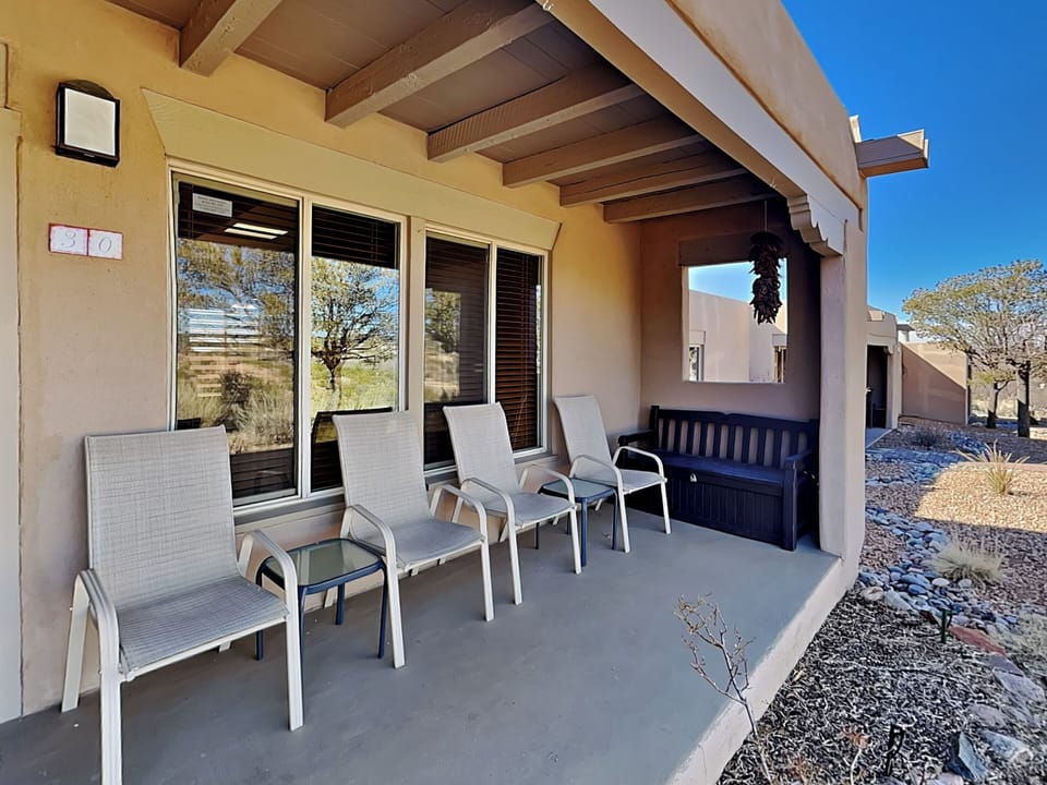 Covered Patio - Seating, Distant Mountain Views