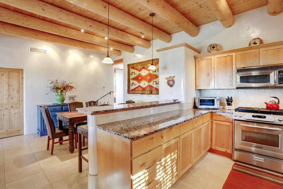 Open Concept Kitchen + Dining Area