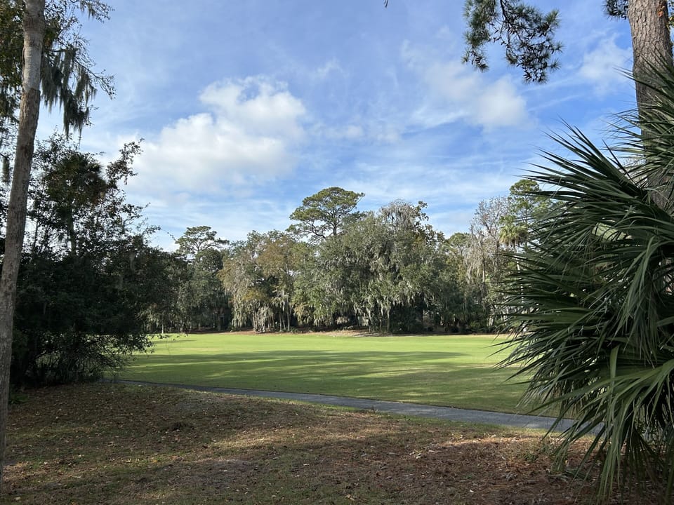 Golf Course view from patio/playarea