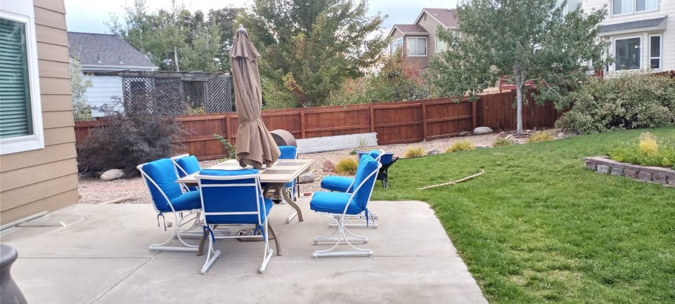 backyard table