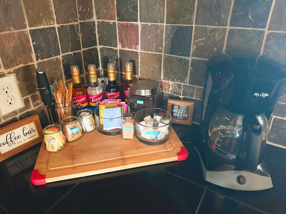 Our brand new coffee bar, available for you to use!!