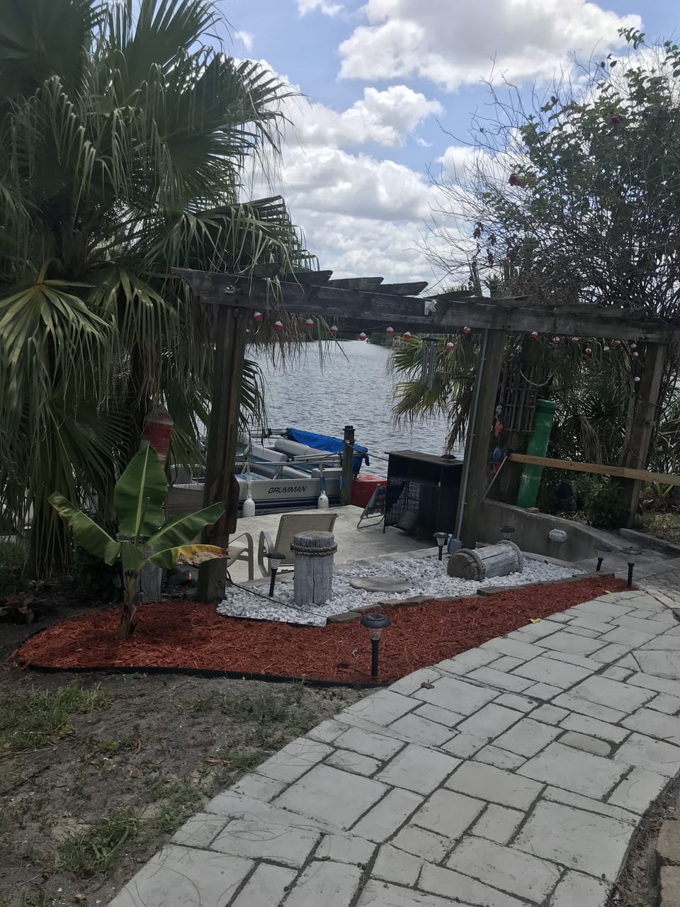Back yard dock