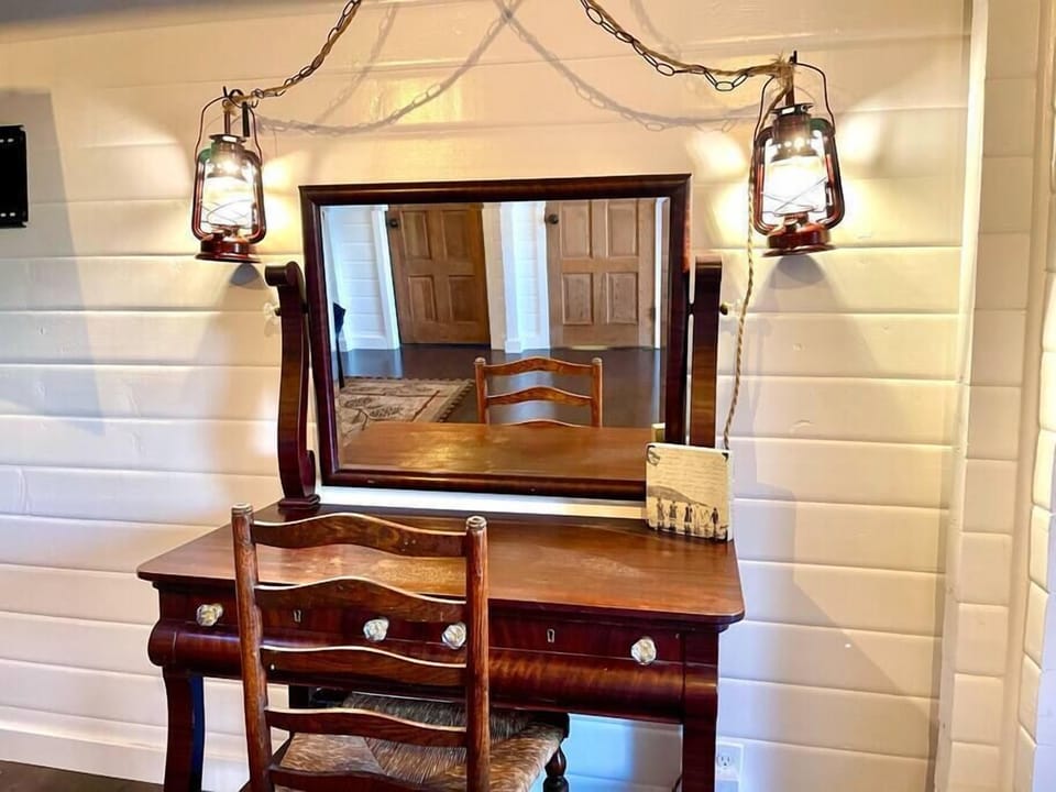 Vanity in the upstairs master bedroom.