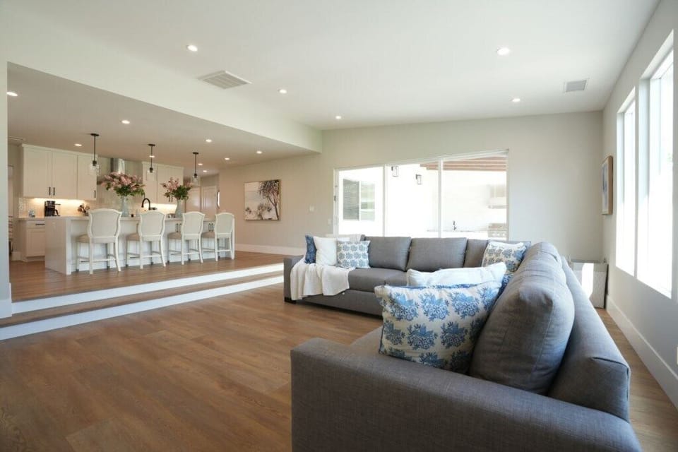 Step down Open Concept Living Room