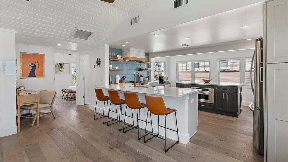 Fully stocked kitchen, second floor