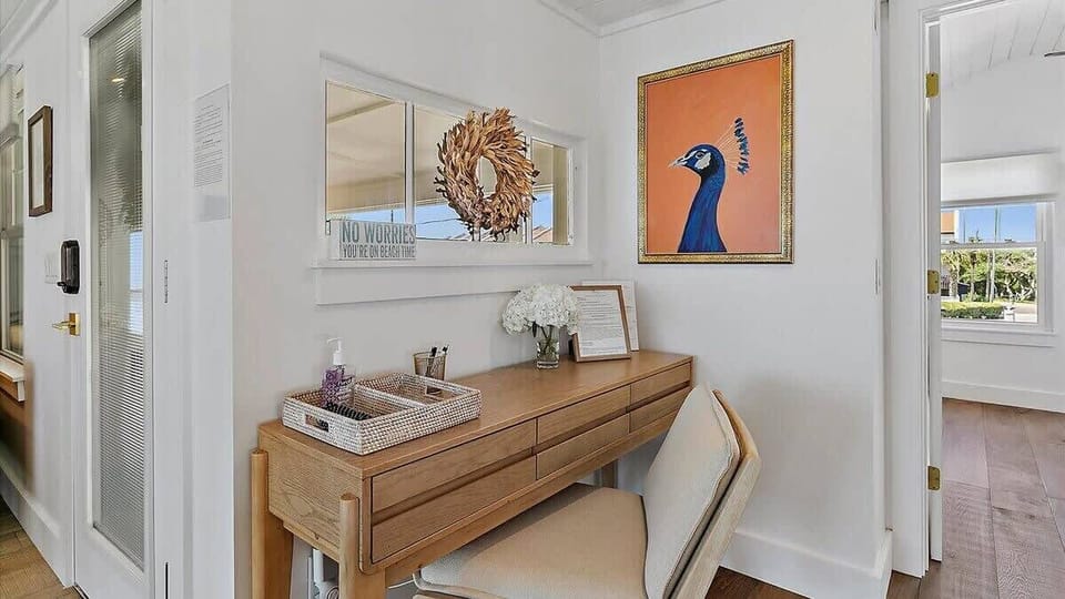Desk area, second floor