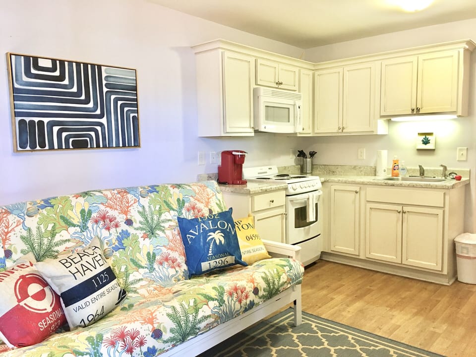 Kitchen area.