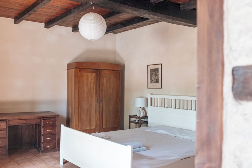 Bedroom one with king size bed