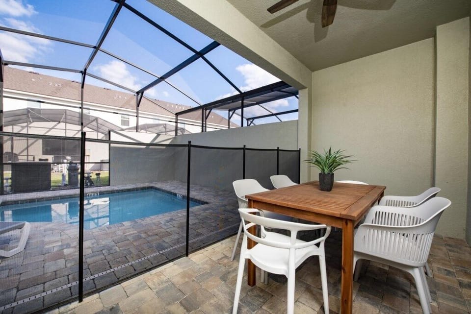 Pool Area + Table