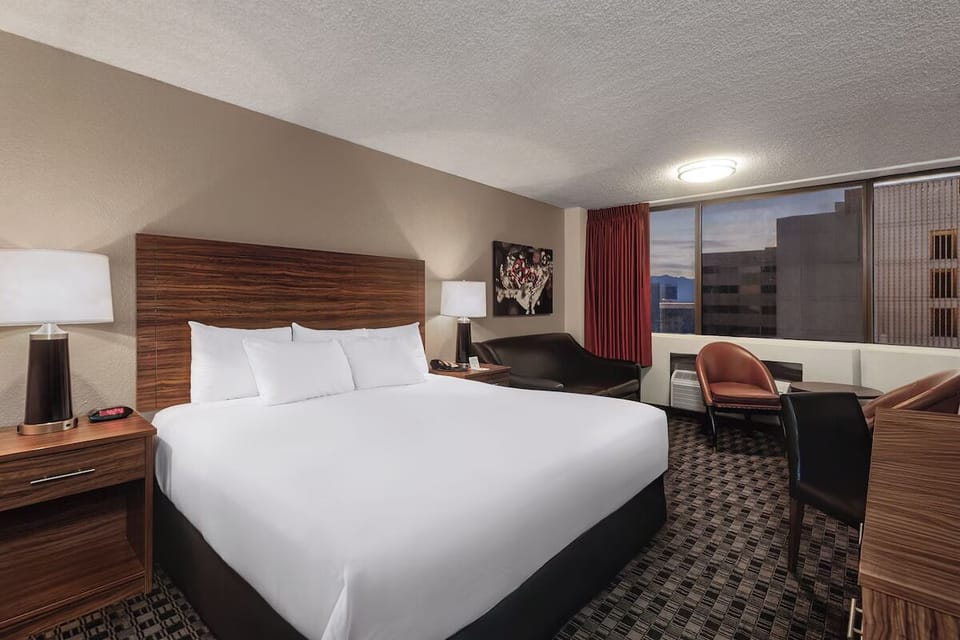 Bedroom. Interior and views may vary based on location and availability.