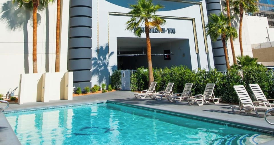Soak up the sun beside the sparkling outdoor pool.
