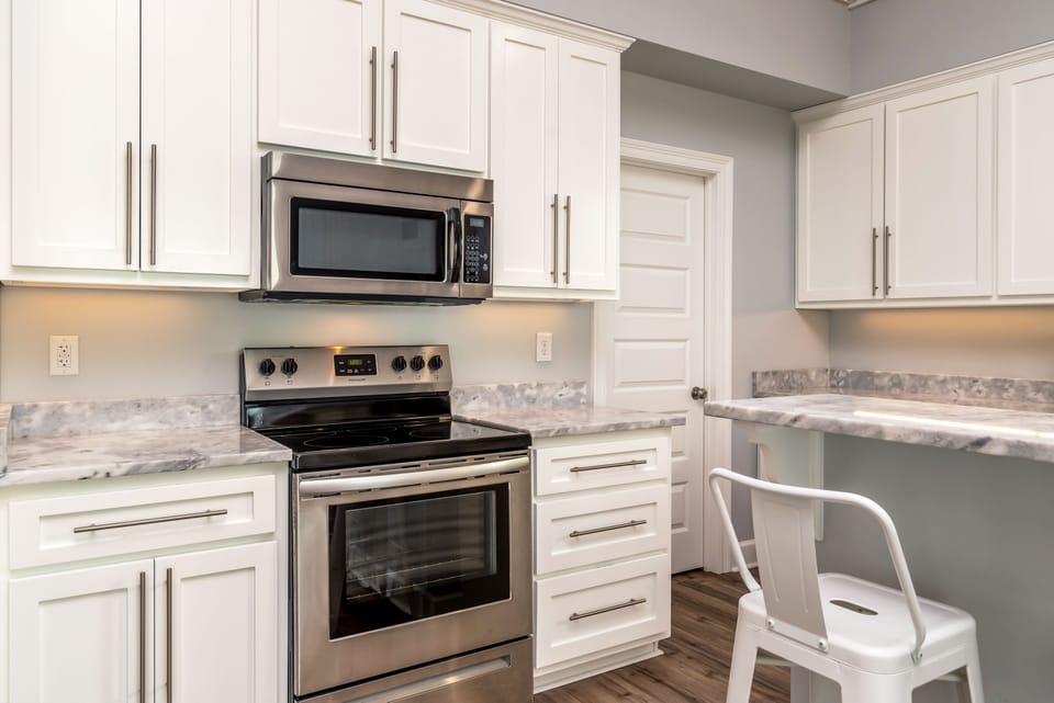 stainless appliances