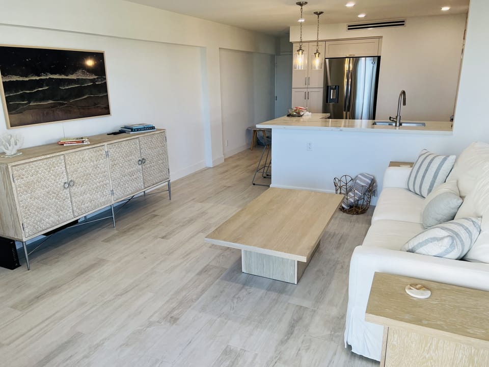Living room with sleeper sofa