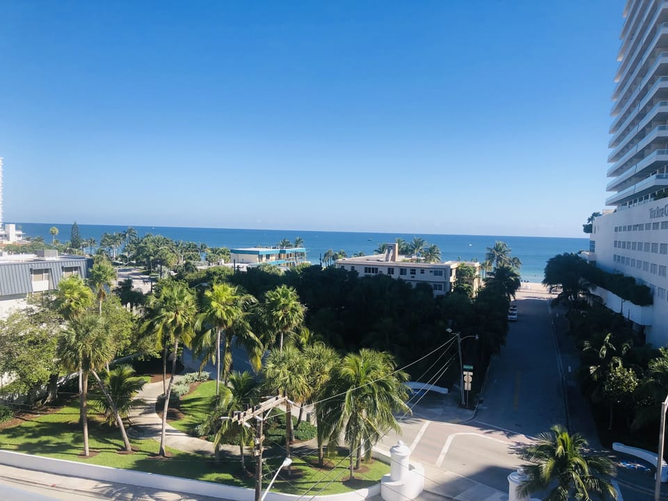 Ocean views from balcony