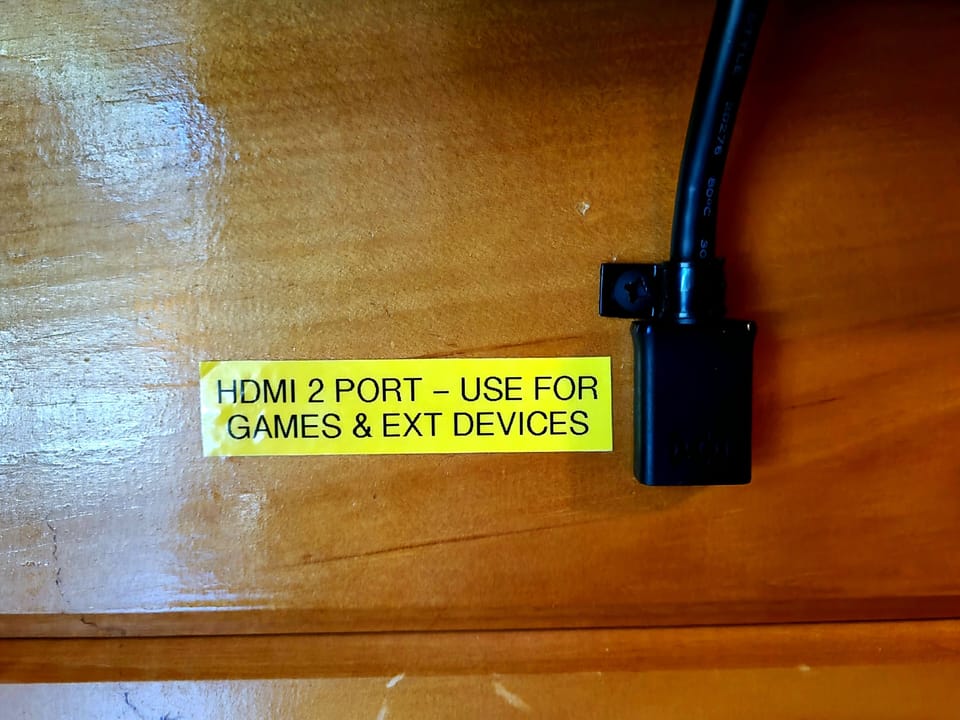 All TVs have easy access HDMI ports for gaming or external device hook-up.