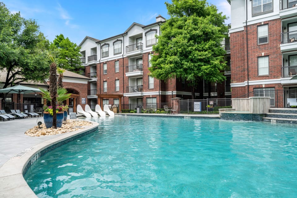 Resort Style Pool + Floating Chairs