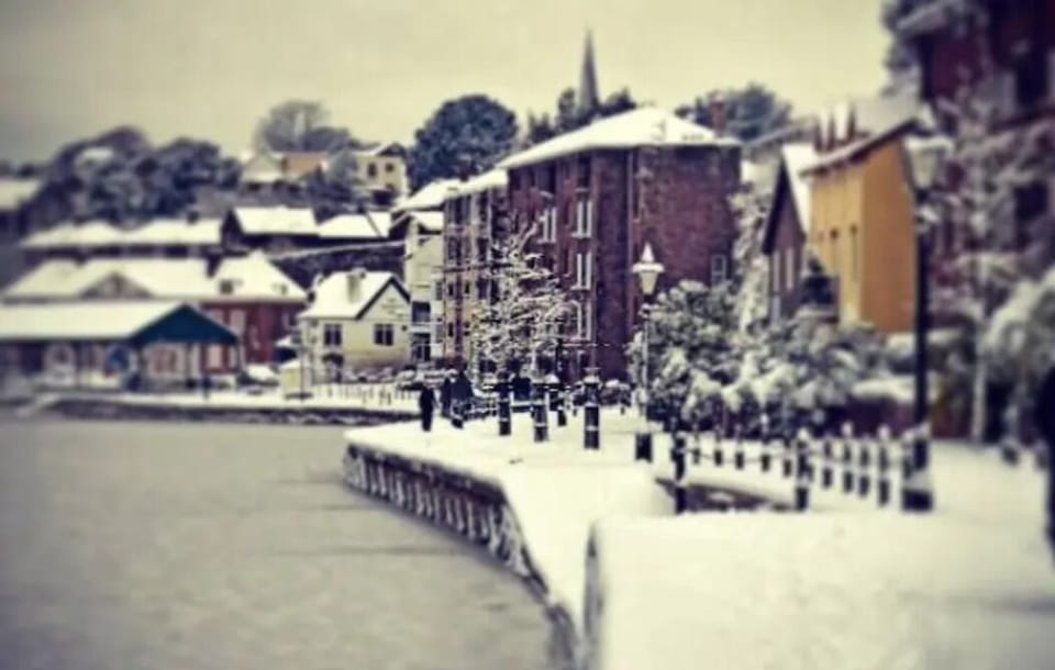 Exeter Quay in the winter