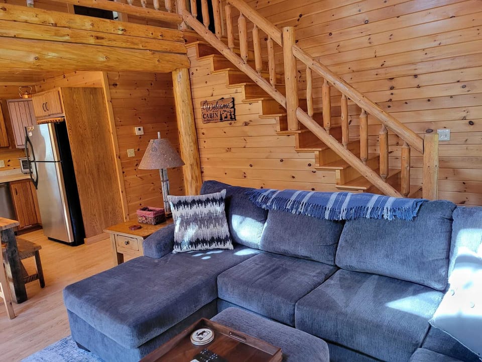 This is a great place to relax, with comfy seating and satellite television.