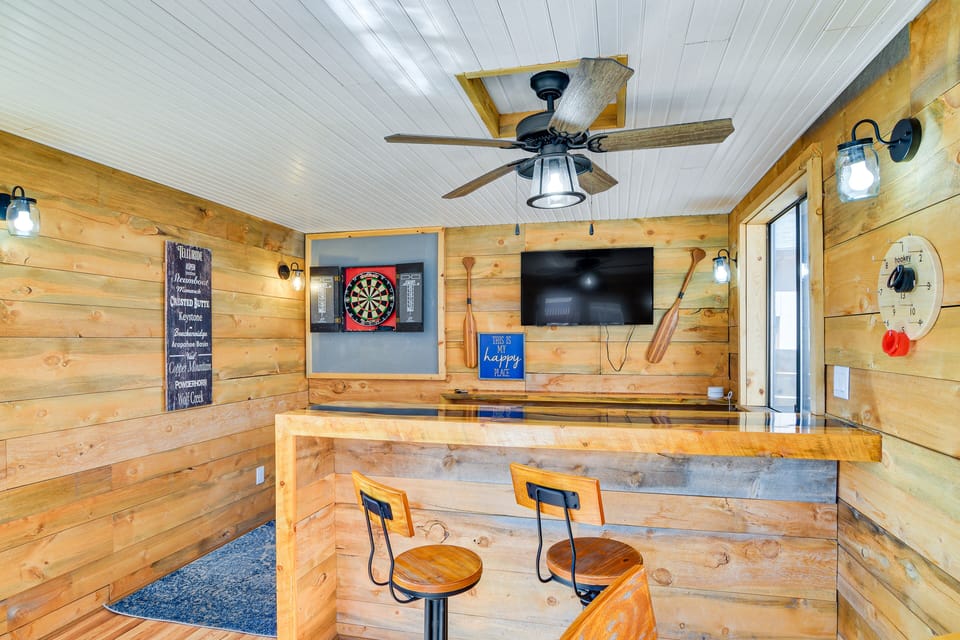 Private Backyard | Waterfall Saloon | Darts