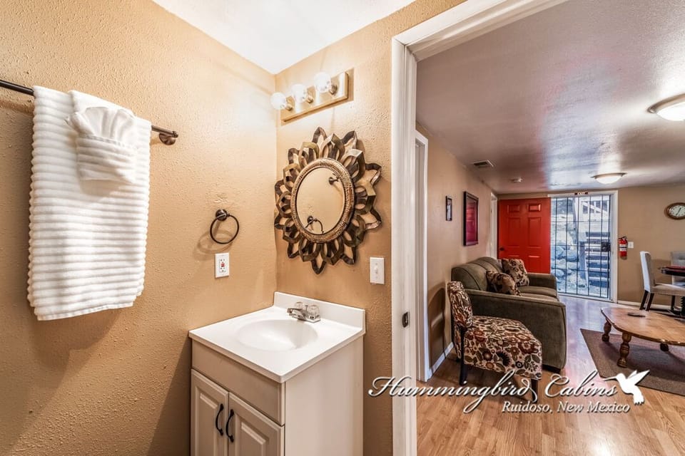 Main bathroom in hallway.