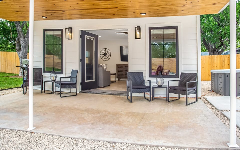 Seating outside of Gameroom