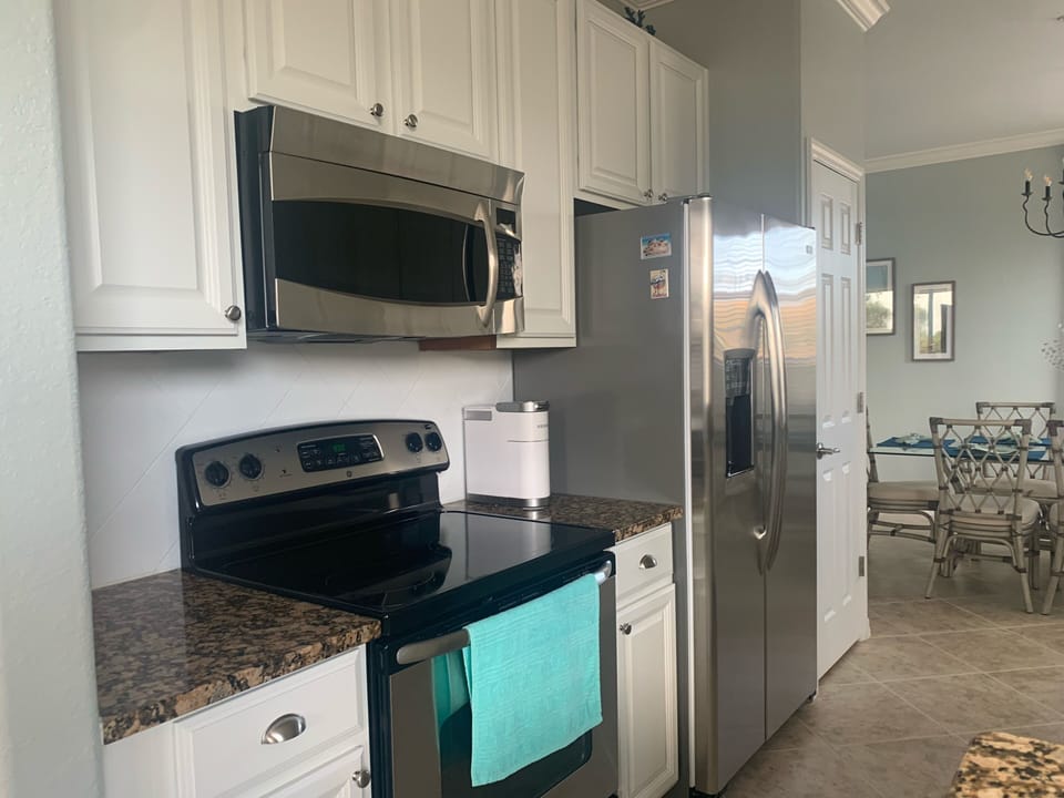 Kitchen view to dining room