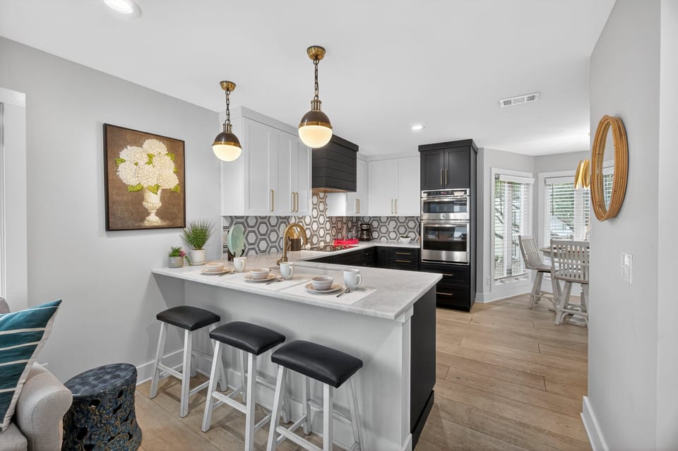 Upgraded and modern kitchen