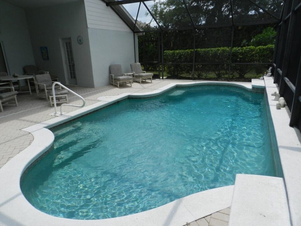 Private Patio With Pool