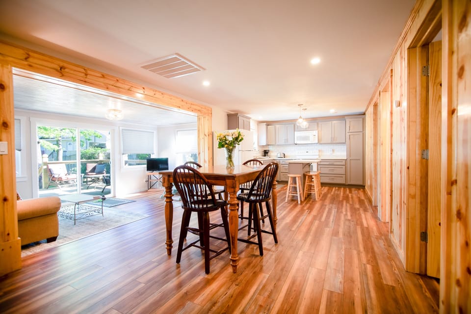 Gorgeous remodel of a 1950's cabin.