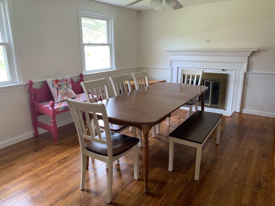 Dining room with seating for 8. 