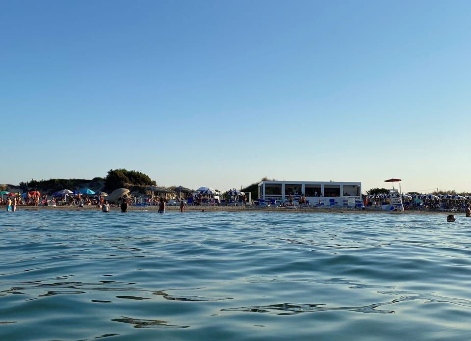 Lido Kalu from the water