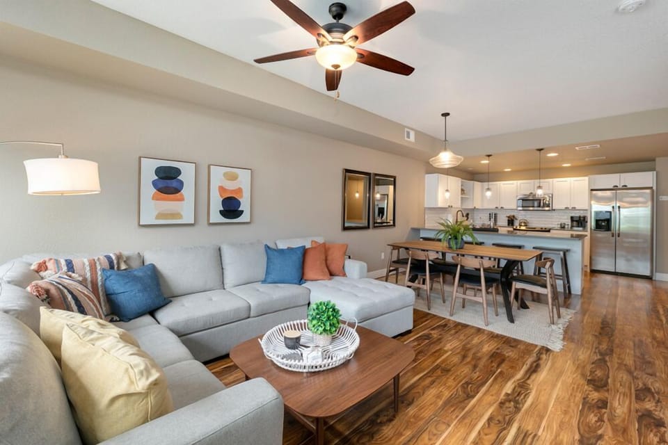 Open Concept Living and Dining Area