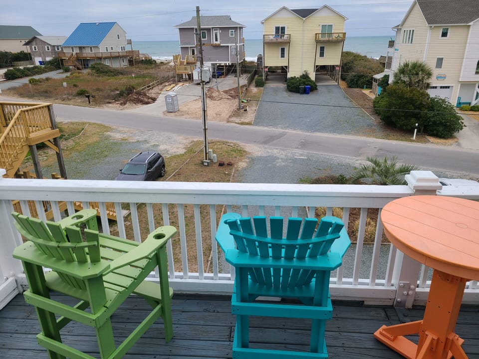 Enjoy your coffee on the deck