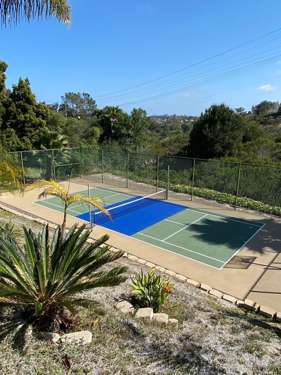 Own private multi-purpose court. Third level - completely fenced. 