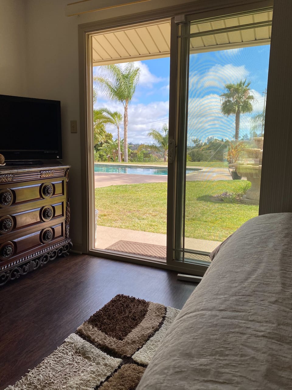 View from master bedroom