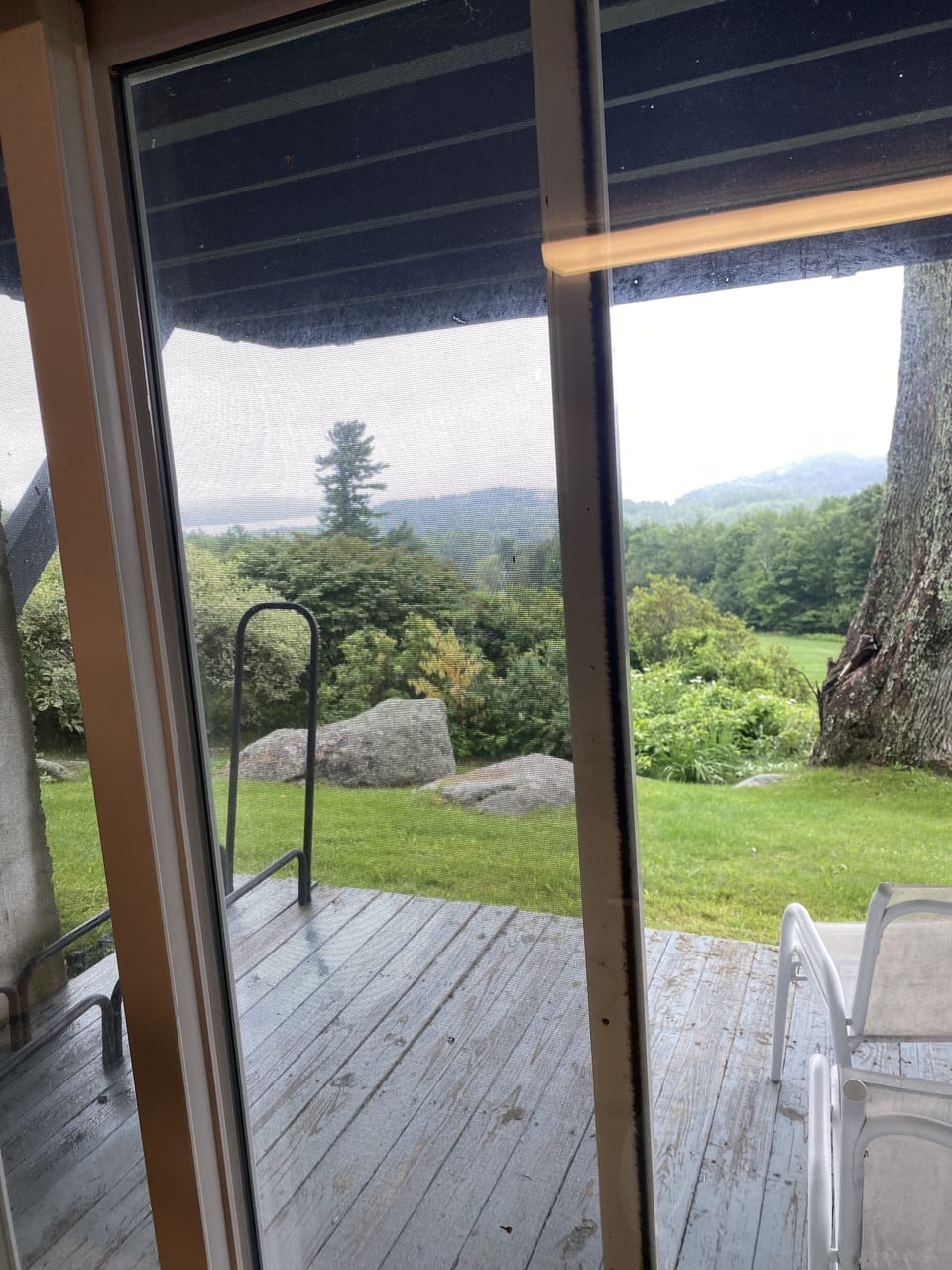 Even the basement floor has amazing views of the mountains and foliage
